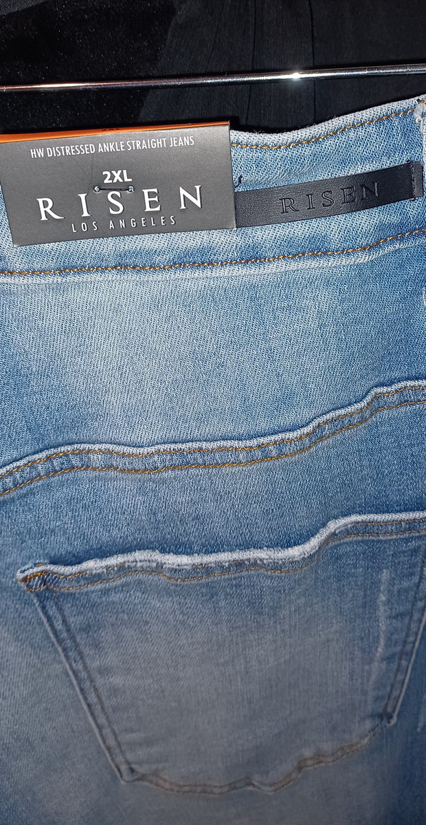 Risen Boyfriend Distressed Jeans