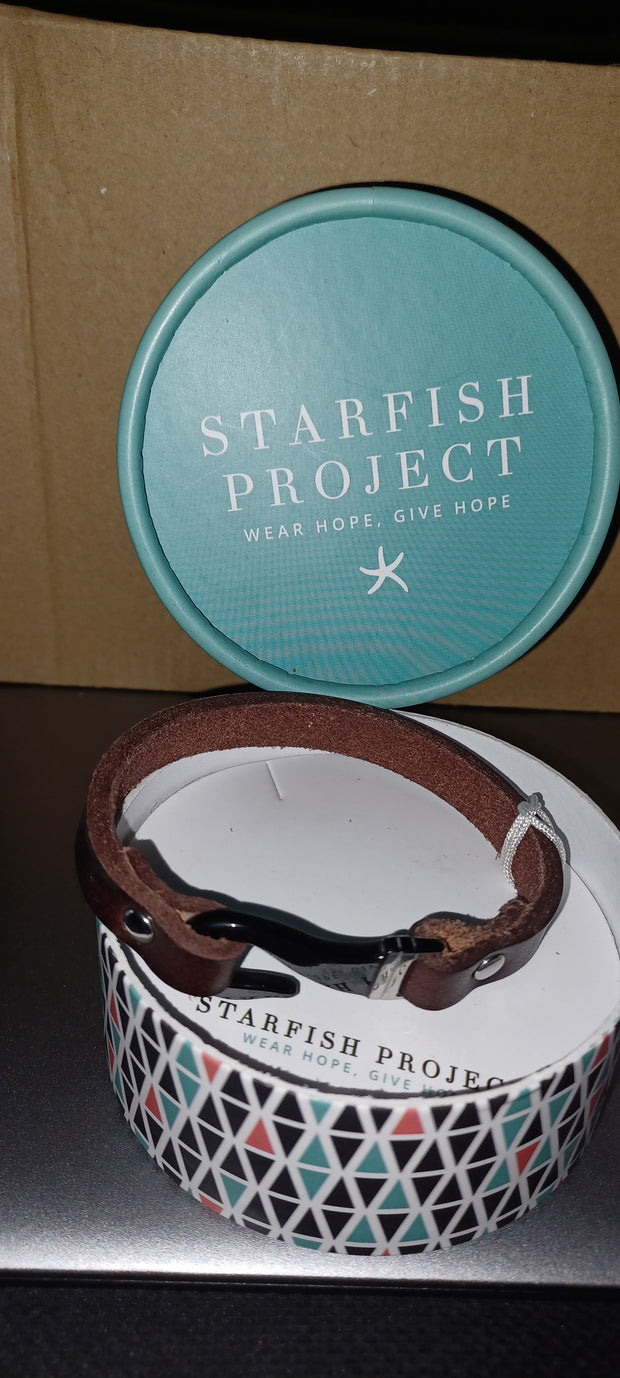 Starfish Project-Leather Bracelet