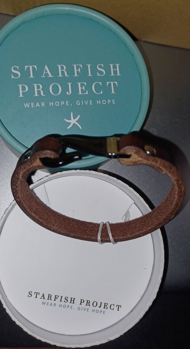Starfish Project-Leather Bracelet