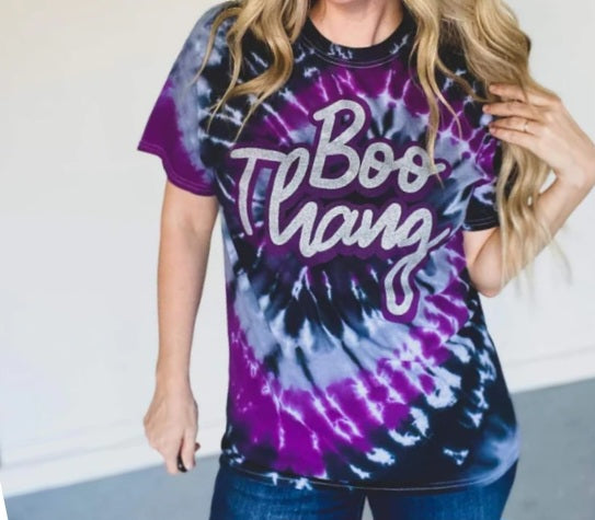 "Boo Thang" Tie Dye T-shirt