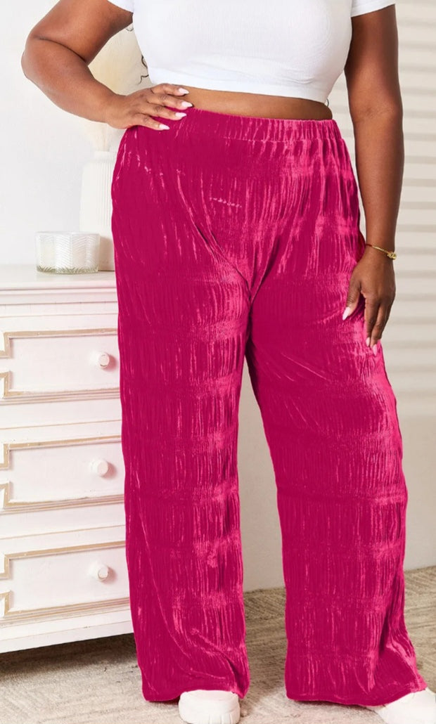 Perfectly Pink Plush Pants