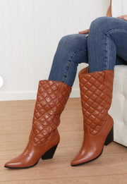 Cape Robbin Quilted Western Boots