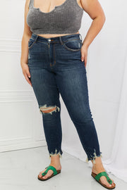 Melaney Mid Rise Distressed Relaxed Jeans