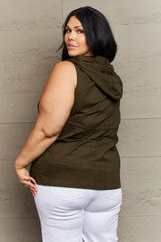 Military-Style Hooded Vest