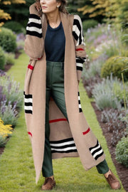 Striped & Styled Longline Cardigan