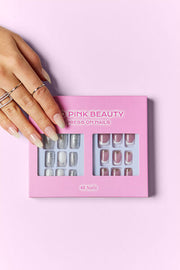 PINK BEAUTY Press On Nails 2 Packs