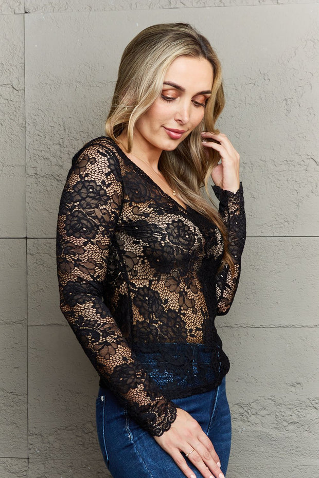 Lace Off-the-Shoulder Top