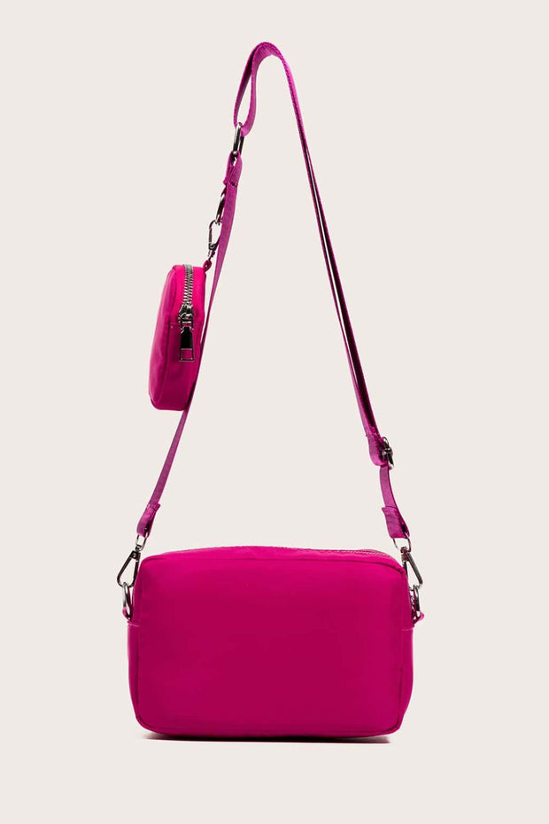 Pretty & Pink Shoulder Bag with Small Purse
