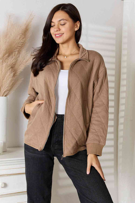 Quilted Mocha Jacket